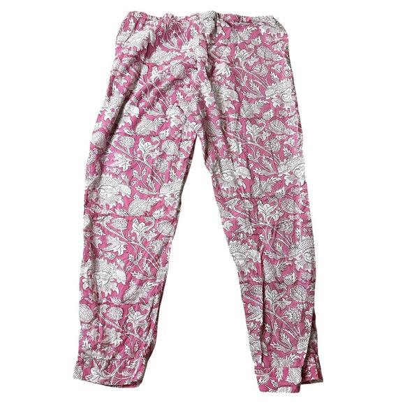 PAX PHILOMENA LAURA FLORAL PAJAMAS Pink White Pajama Set Size small - Picture 11 of 15